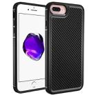 Forerunner TPU+PC Phone Case For iPhone 8 Plus / 7 Plus(Carbon Fiber Black) - 1