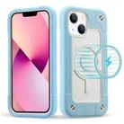 For iPhone 13 Colorful Magsafe Magnetic Phone Case(Ice Blue) - 1