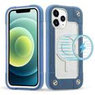 For iPhone 12 / 12 Pro Colorful Magsafe Magnetic Phone Case(Daisy Blue) - 1