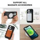 For iPhone 12 / 12 Pro Colorful Magsafe Magnetic Phone Case(Black) - 6