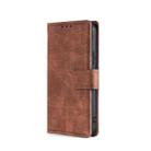 For vivo S6 5G Skin Feel Crocodile Texture Magnetic Leather Phone Case(Brown) - 2