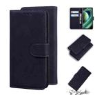 For Xiaomi Mi 10 Ultra Skin Feel Pure Color Flip Leather Phone Case(Black) - 1