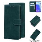 For Xiaomi Mi 10T Pro 5G / 10T 5G Skin Feel Pure Color Flip Leather Phone Case(Green) - 1