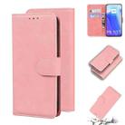 For Xiaomi Mi 10T Pro 5G / 10T 5G Skin Feel Pure Color Flip Leather Phone Case(Pink) - 1