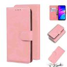 For Xiaomi Redmi 7 / Y3 India Skin Feel Pure Color Flip Leather Phone Case(Pink) - 1