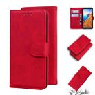 For Xiaomi Redmi 7A Skin Feel Pure Color Flip Leather Phone Case(Red) - 1