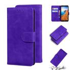 For Xiaomi Redmi 7A Skin Feel Pure Color Flip Leather Phone Case(Purple) - 1