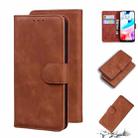 For Xiaomi Redmi 8 Skin Feel Pure Color Flip Leather Phone Case(Brown) - 1