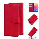 For Xiaomi Redmi 8A Skin Feel Pure Color Flip Leather Phone Case(Red) - 1