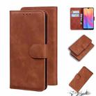 For Xiaomi Redmi 8A Skin Feel Pure Color Flip Leather Phone Case(Brown) - 1