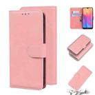 For Xiaomi Redmi 8A Skin Feel Pure Color Flip Leather Phone Case(Pink) - 1