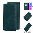 For Xiaomi Redmi 9 Skin Feel Pure Color Flip Leather Phone Case(Green) - 1