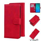 For Xiaomi Redmi Note 8 Pro Skin Feel Pure Color Flip Leather Phone Case(Red) - 1