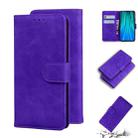 For Xiaomi Redmi Note 8 Pro Skin Feel Pure Color Flip Leather Phone Case(Purple) - 1