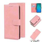 For Xiaomi Redmi Note 8 Pro Skin Feel Pure Color Flip Leather Phone Case(Pink) - 1