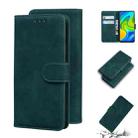 For Xiaomi Redmi Note 9 / 10X 4G Skin Feel Pure Color Flip Leather Phone Case(Green) - 1