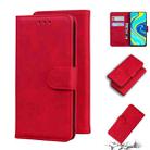 For Xiaomi Redmi Note 9S / Note 9 Pro / Note 9 Pro Max Skin Feel Pure Color Flip Leather Phone Case(Red) - 1