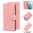 For Xiaomi Redmi Note 9 5G CN Version / Note 9T Skin Feel Pure Color Flip Leather Phone Case(Pink) - 1