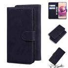 For Xiaomi Redmi Note 10 4G / Note 10s Skin Feel Pure Color Flip Leather Phone Case(Black) - 1