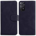 For Xiaomi Redmi Note 11 Pro 5G / 4G Foreign Version Skin Feel Pure Color Flip Leather Phone Case(Black) - 1