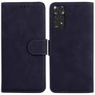 For Xiaomi Redmi Note 11 Global / Note 11S Skin Feel Pure Color Flip Leather Phone Case(Black) - 1