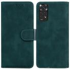 For Xiaomi Redmi Note 11 Global / Note 11S Skin Feel Pure Color Flip Leather Phone Case(Green) - 1