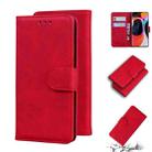 For Xiaomi Mi 10 / 10 Pro 5G Skin Feel Pure Color Flip Leather Phone Case(Red) - 1