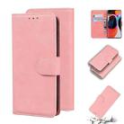 For Xiaomi Mi 10 / 10 Pro 5G Skin Feel Pure Color Flip Leather Phone Case(Pink) - 1