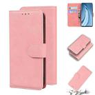 For Xiaomi Mi 10S Skin Feel Pure Color Flip Leather Phone Case(Pink) - 1