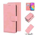 For Xiaomi Mi CC9e / A3 Skin Feel Pure Color Flip Leather Phone Case(Pink) - 1
