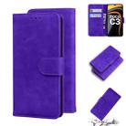 For Xiaomi Poco C3 Skin Feel Pure Color Flip Leather Phone Case(Purple) - 1