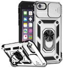 For iPhone SE 2022 / SE 2020 / 8 / 7 / 6 Sliding Camshield Holder Phone Case(Silver) - 1