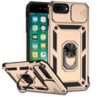 Sliding Camshield Holder Phone Case For iPhone 8 Plus / 7 Plus / 6 Plus(Gold) - 1