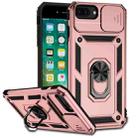 Sliding Camshield Holder Phone Case For iPhone 8 Plus / 7 Plus / 6 Plus(Rose Gold) - 1