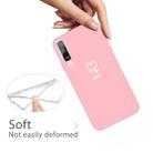 For Galaxy A50 Love Heart You Pattern Frosted TPU Protective Case(Pink) - 3