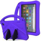 For Amazon Kindle Fire 7 2022 EVA Flat Anti Falling Tablet Case(Purple) - 1