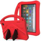 For Amazon Kindle Fire 7 2022 EVA Flat Anti Falling Tablet Case(Red) - 1