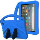 For Amazon Kindle Fire 7 2022 EVA Flat Anti Falling Tablet Case(Blue) - 1