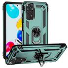 For Xiaomi Redmi Note 11S Shockproof TPU + PC Phone Case with 360 Degree Rotating Holder(Green) - 1