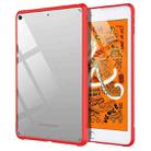 PC+TPU Transparent Shockproof Tablet Case For iPad mini 2019(Red) - 1