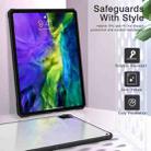 For iPad Pro 11 2022 / 2021 PC+TPU Transparent Shockproof Tablet Case(Black) - 3