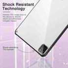 For iPad Pro 11 2022 / 2021 PC+TPU Transparent Shockproof Tablet Case(Black) - 4