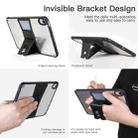 For iPad mini 6 PC+TPU Transparent Holder Tablet Case(Black) - 7