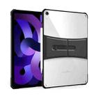 PC+TPU Transparent Holder Tablet Case For iPad Air 2022 / 2020(Black) - 1