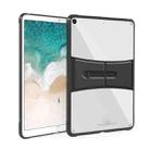 PC+TPU Transparent Holder Tablet Case For iPad 9.7 inch 2017 / 2018(Black) - 1