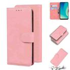 For ZTE Blade A7s 2020 Skin Feel Pure Color Flip Leather Phone Case(Pink) - 1