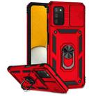 For Samsung Galaxy A02s / A03s 166mm Sliding Camshield Holder Phone Case(Red) - 1