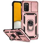 For Samsung Galaxy A02s / A03s 166mm Sliding Camshield Holder Phone Case(Rose Gold) - 1