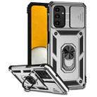 For Samsung Galaxy A13 5G Sliding Camshield Holder Phone Case(Silver) - 1
