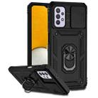 For Samsung Galaxy A23 5G Sliding Camshield Holder Phone Case(Black) - 1